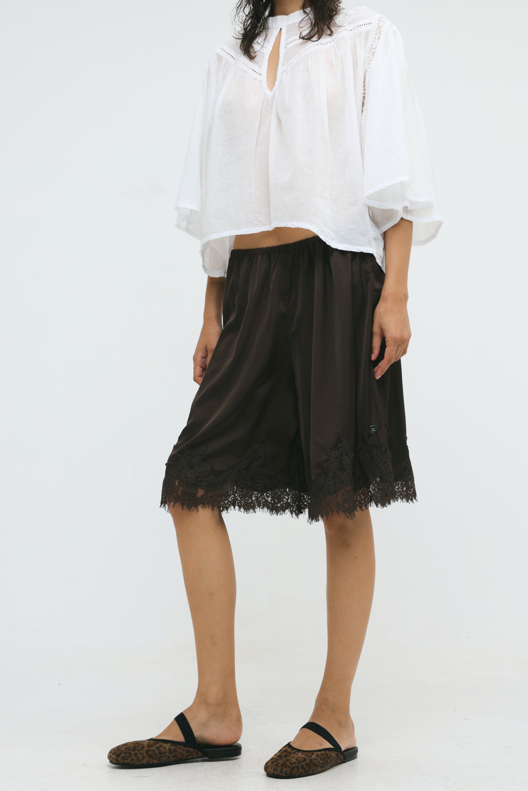 Sunlit Brown Bermuda Shorts