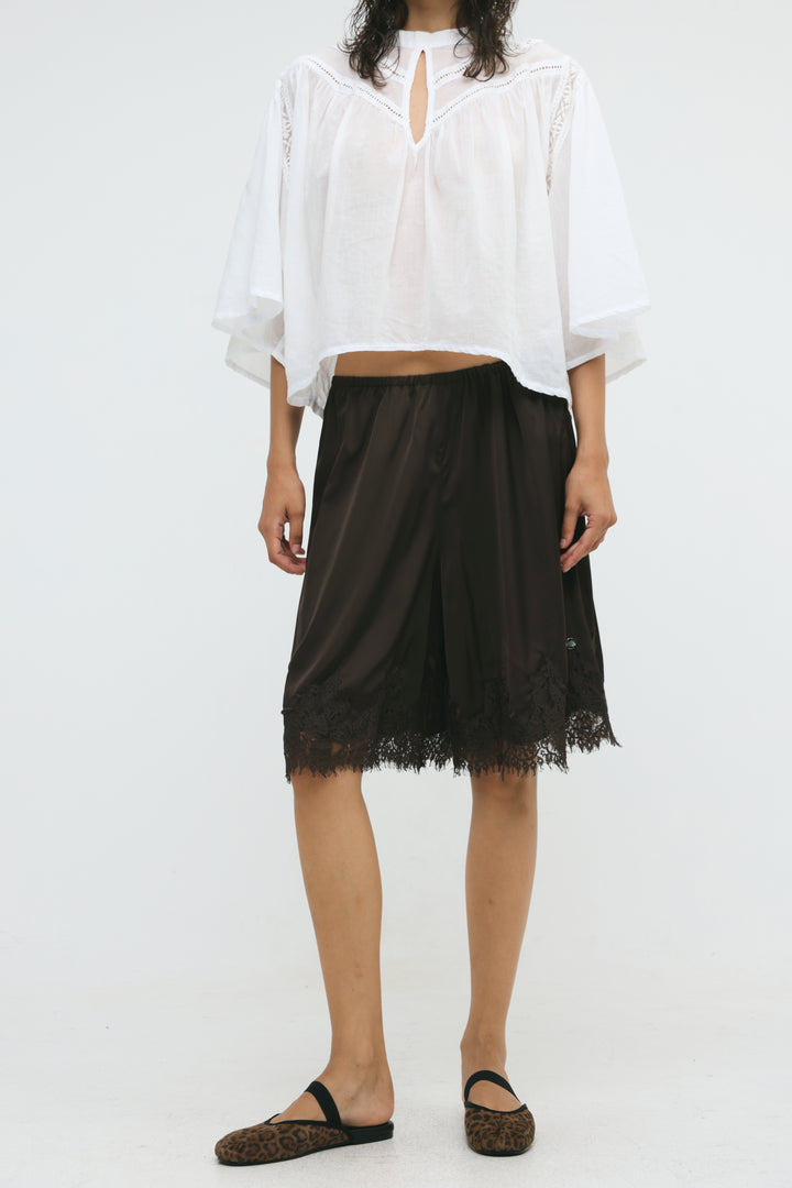 Sunlit Brown Bermuda Shorts