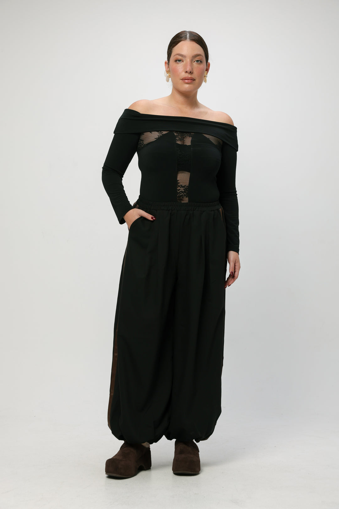 Reset Leopard Off Shoulder Top