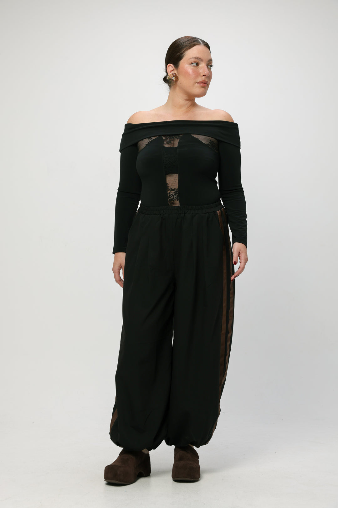 Reset Black Off Shoulder Top