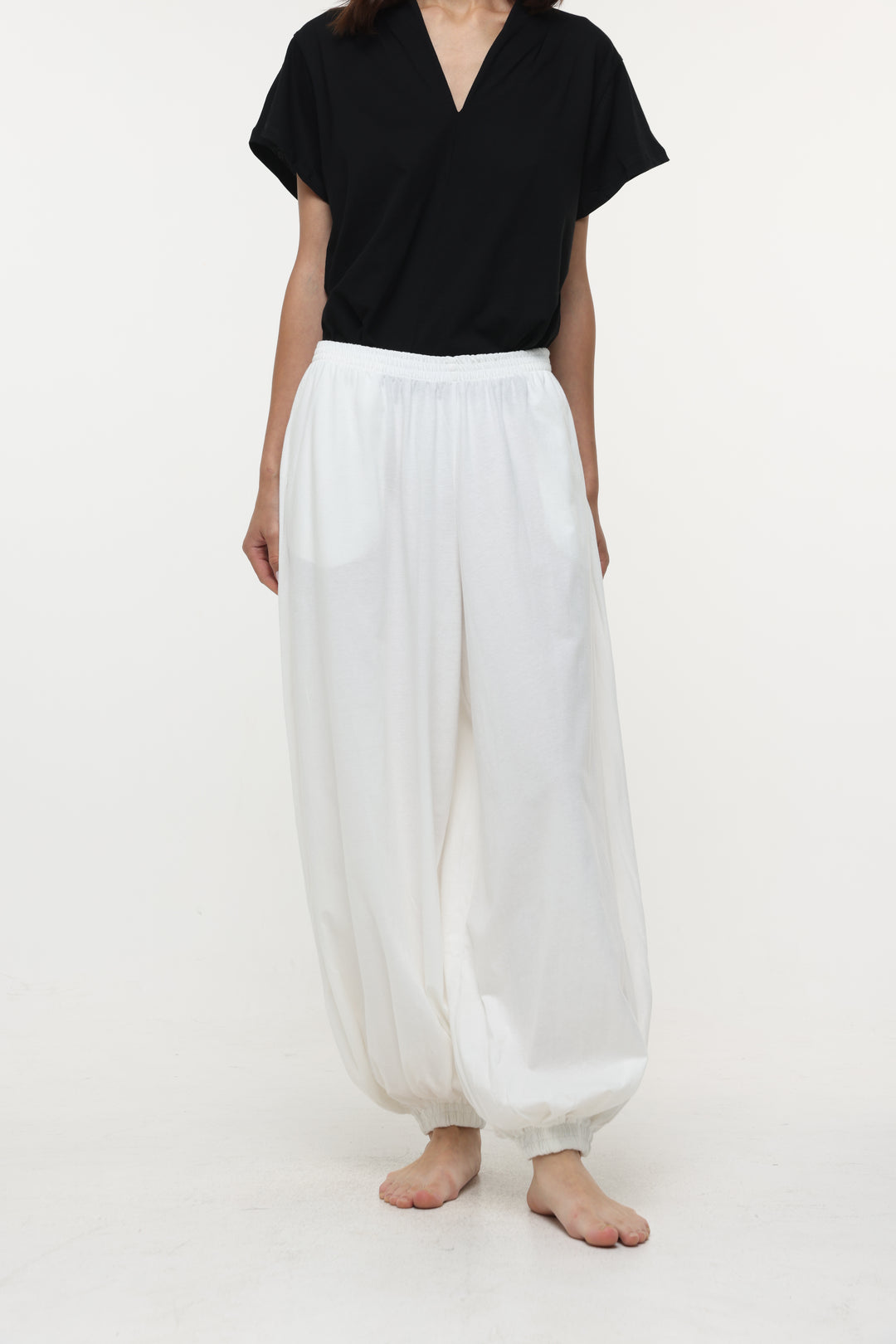 Clean50 Cream Balloon Joggers