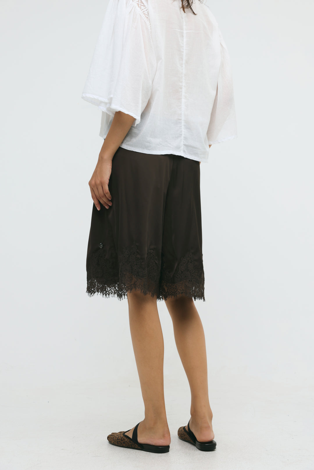 Sunlit Brown Bermuda Shorts