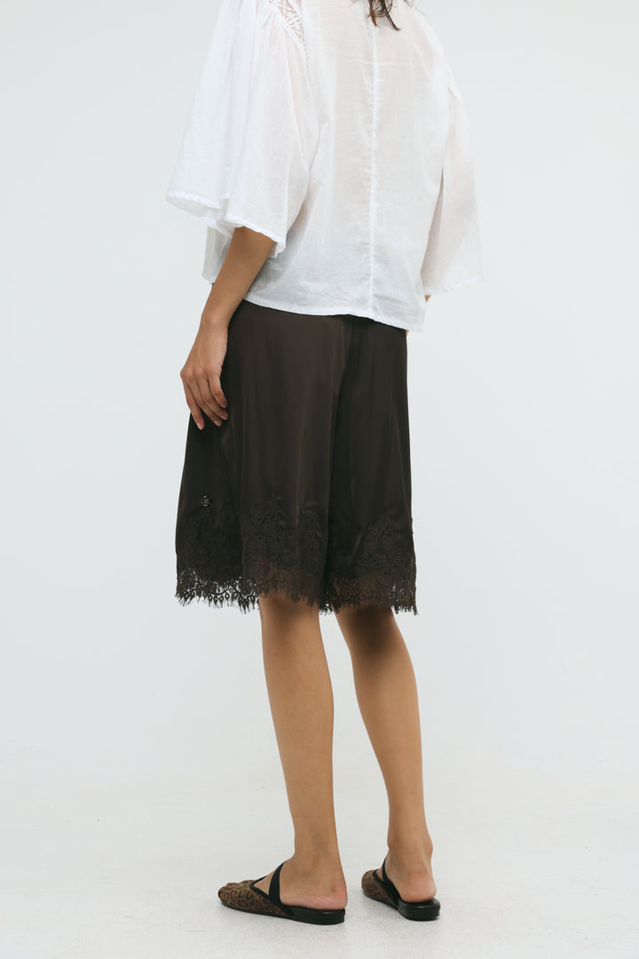 Sunlit Brown Bermuda Shorts