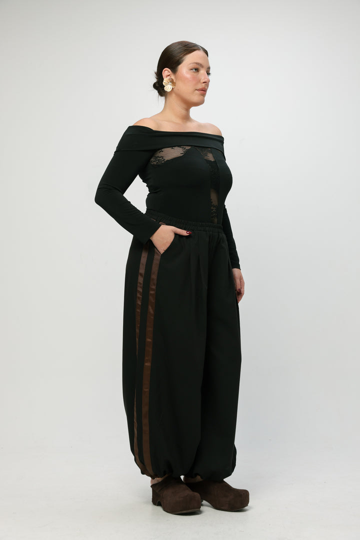 Reset Black Off Shoulder Top