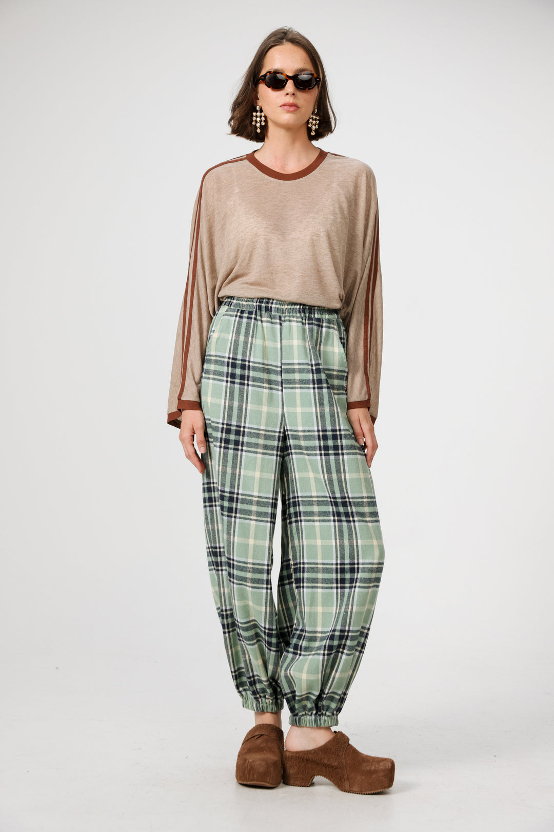 Balloon Green Plaid Boxer