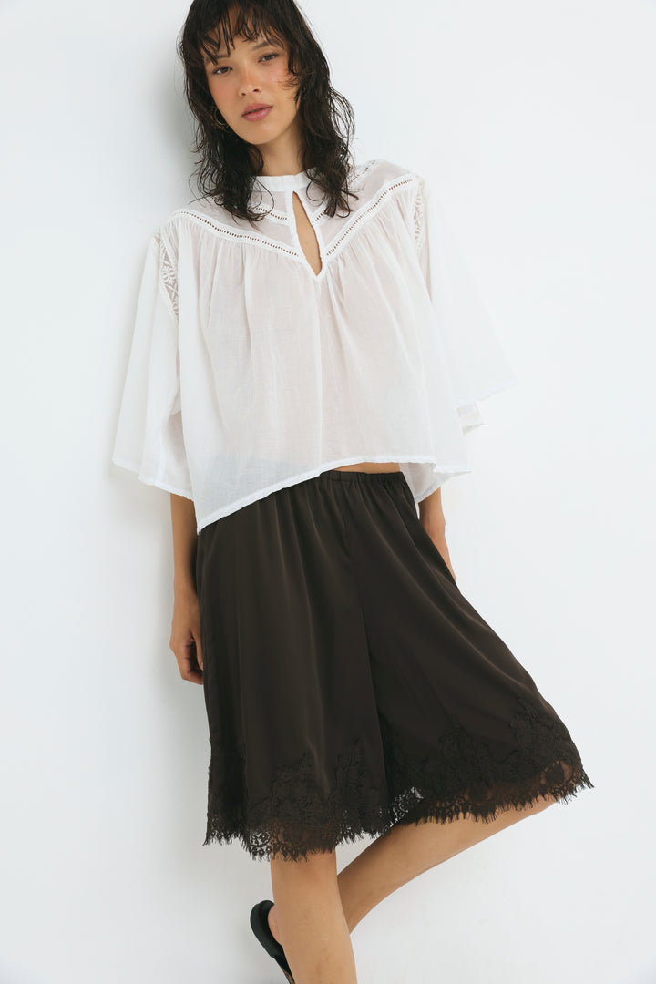 Sunlit Brown Bermuda Shorts