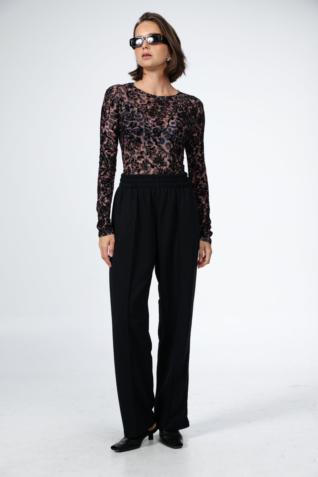 Longing Black Bodysuit