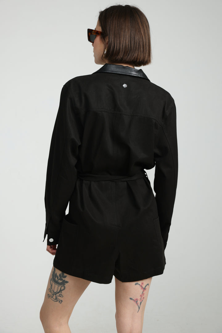 Temptation Black Jumpsuit