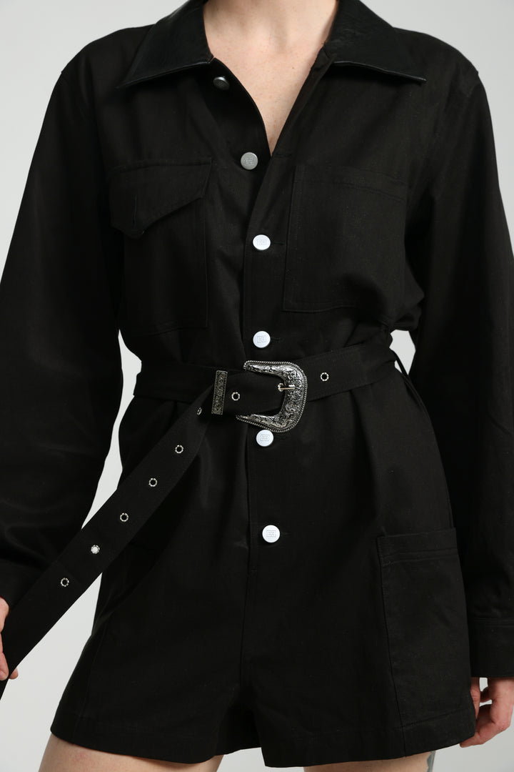 Temptation Black Jumpsuit