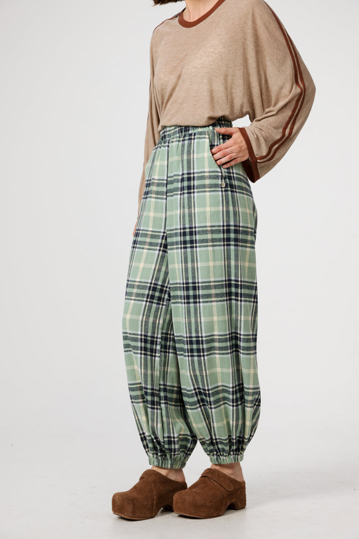 Balloon Green Plaid Boxer