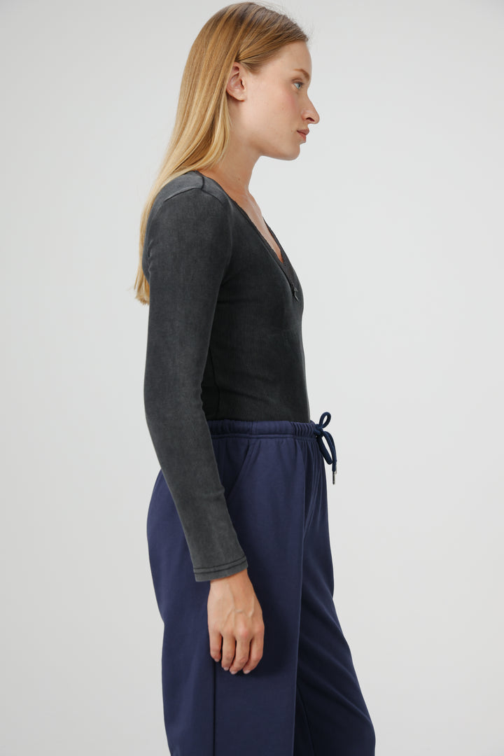 Answer Black Bodysuit