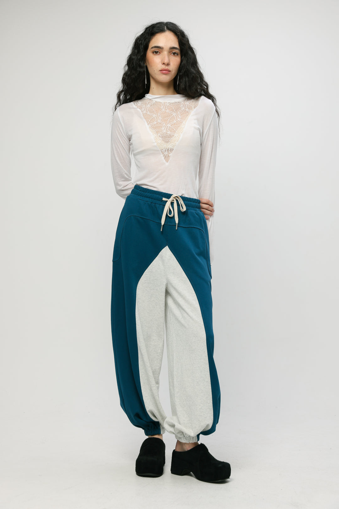 Coolness Blue&Grey Mixed Joggers