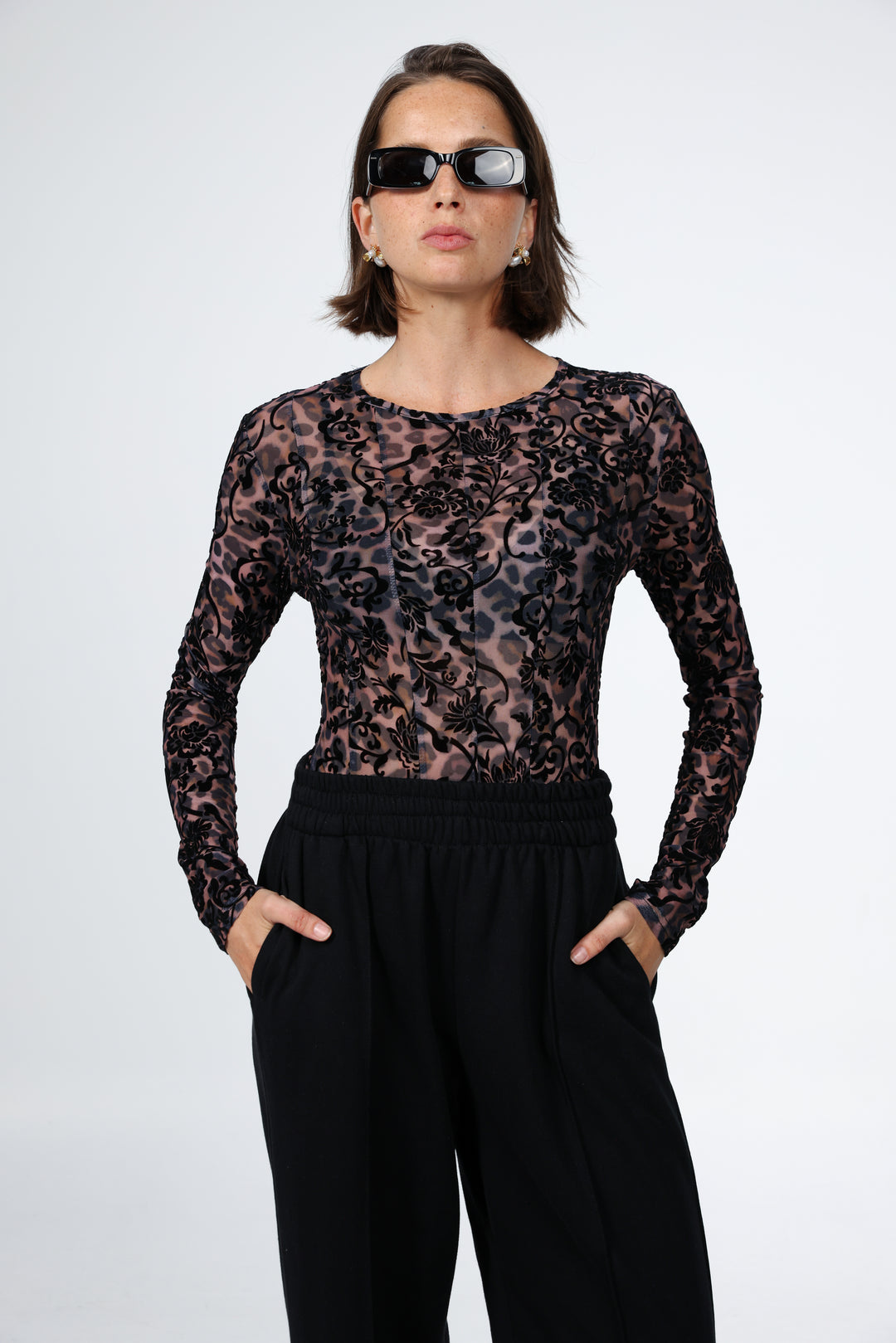 Longing Black Bodysuit