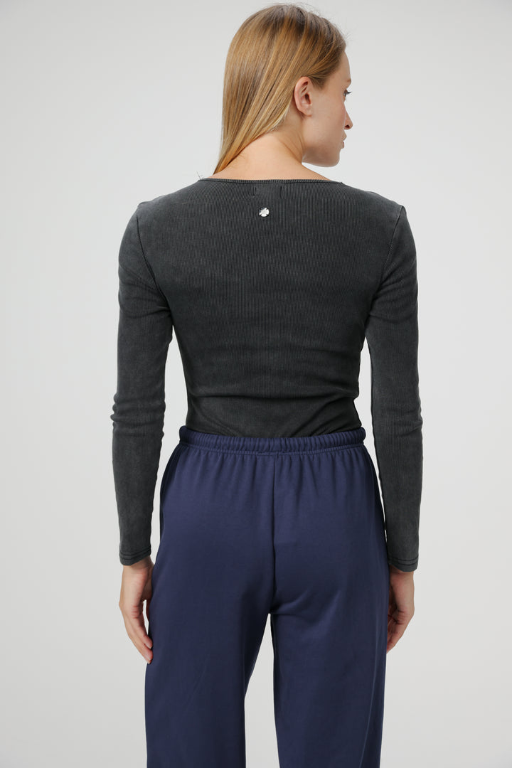 Answer Black Bodysuit