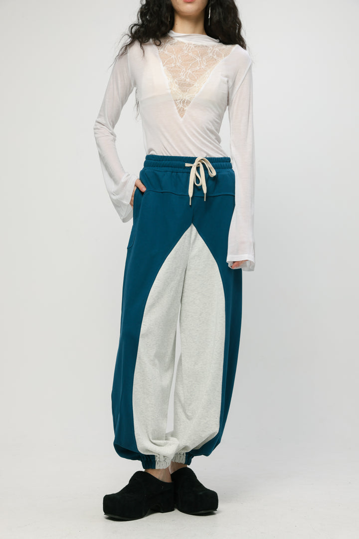 Coolness Blue&Grey Mixed Joggers