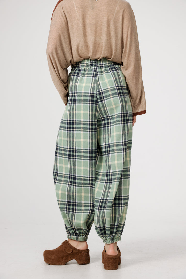 Balloon Green Plaid Boxer