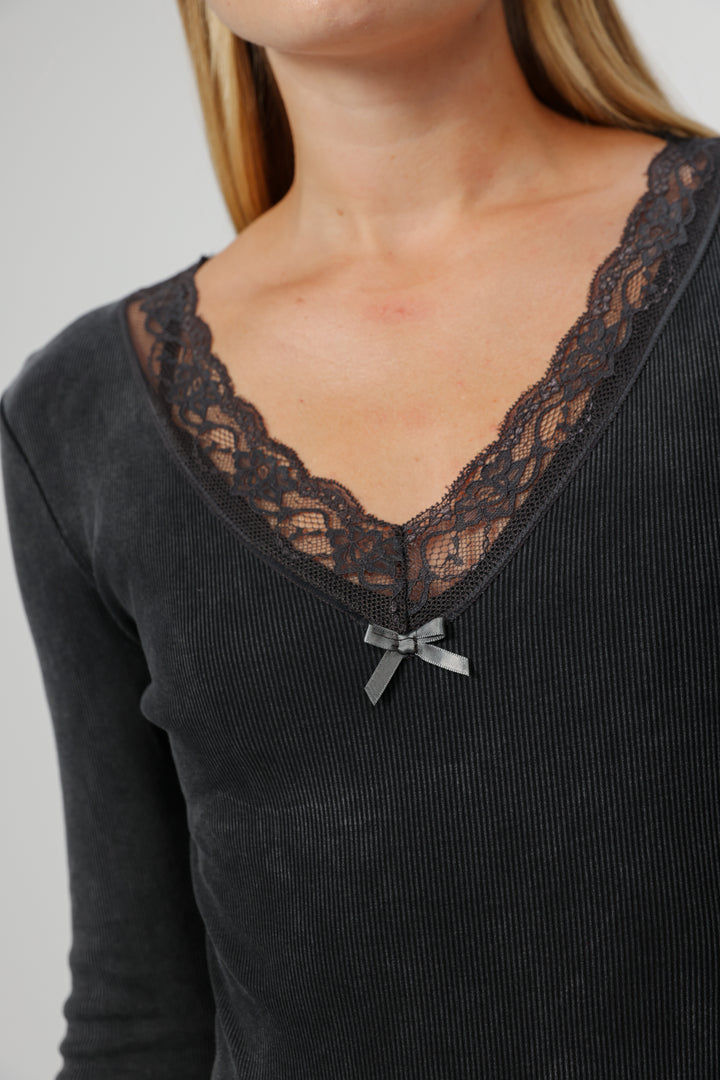 Answer Black Bodysuit