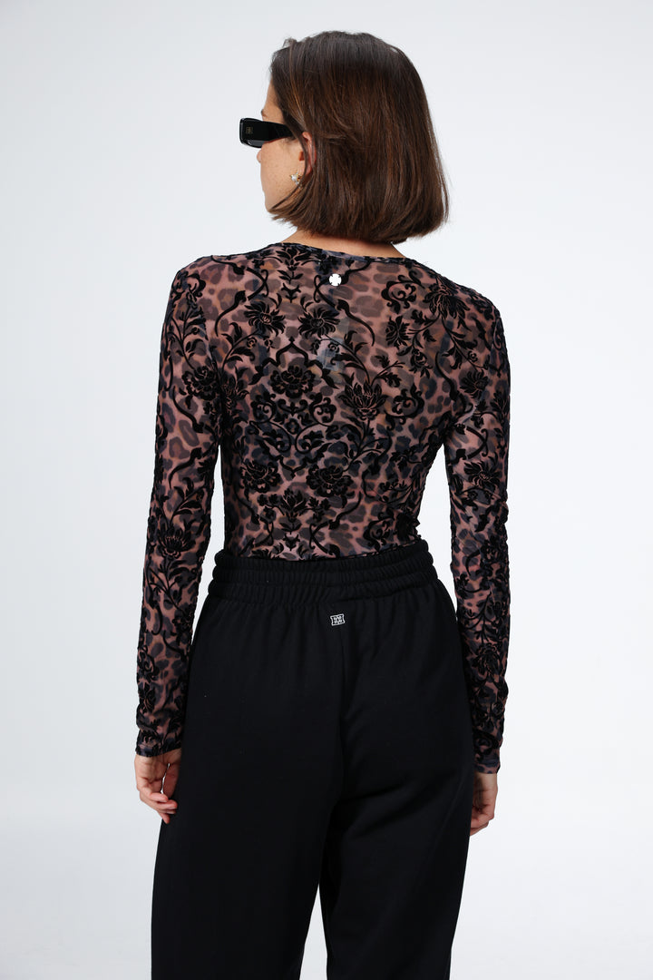 Longing Black Bodysuit
