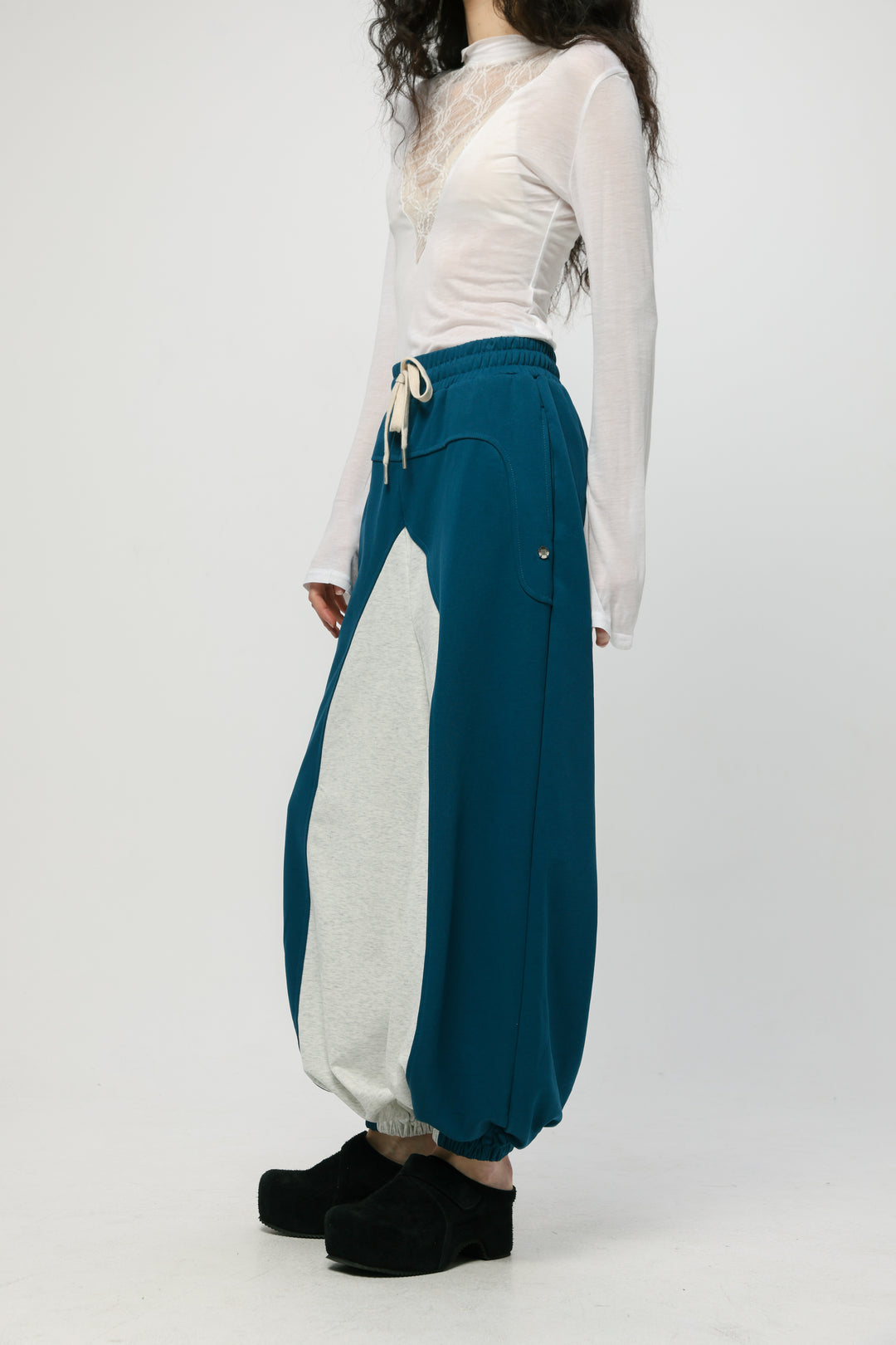 Coolness Blue&Grey Mixed Joggers