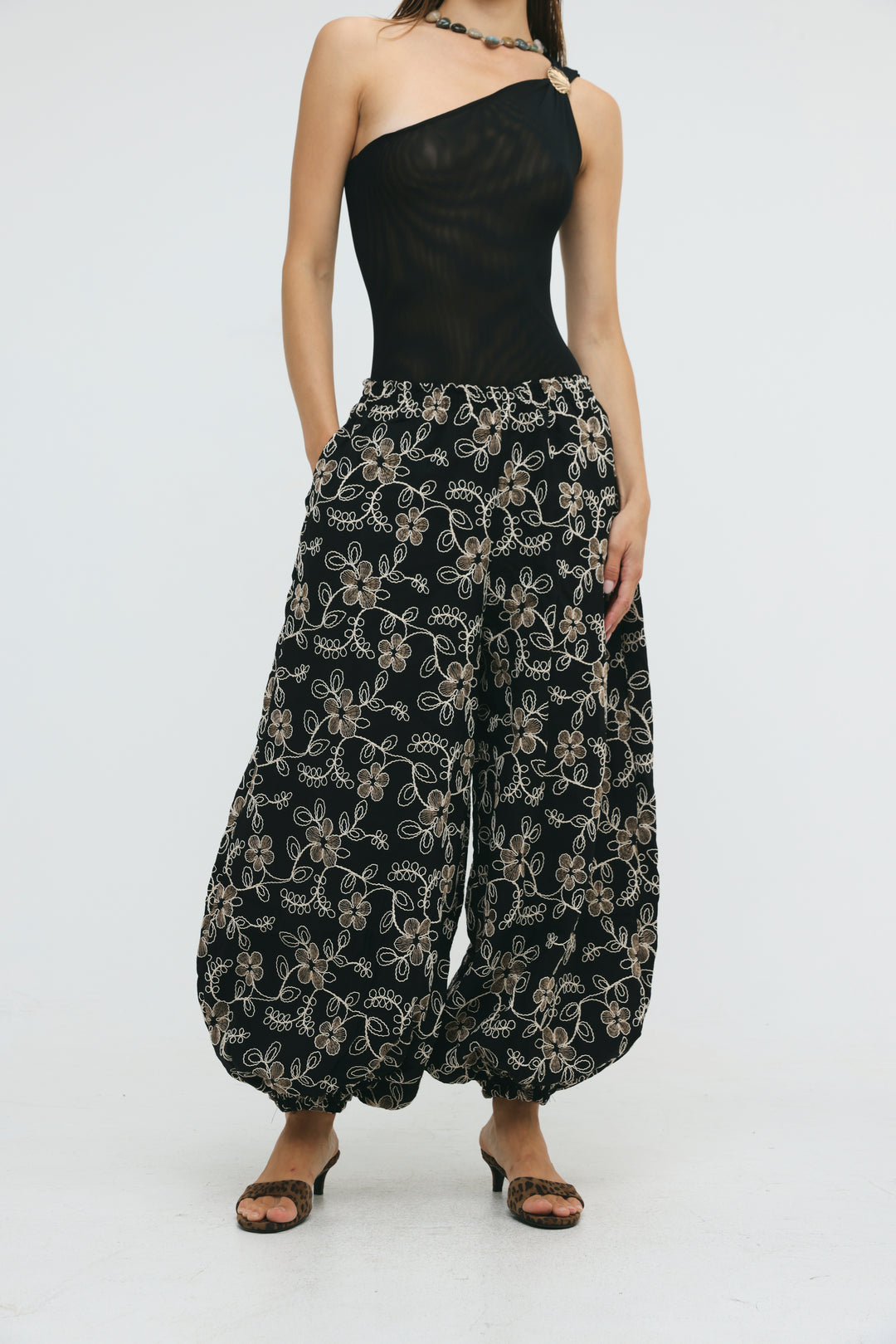 Ivy Black Balloon Bottoms