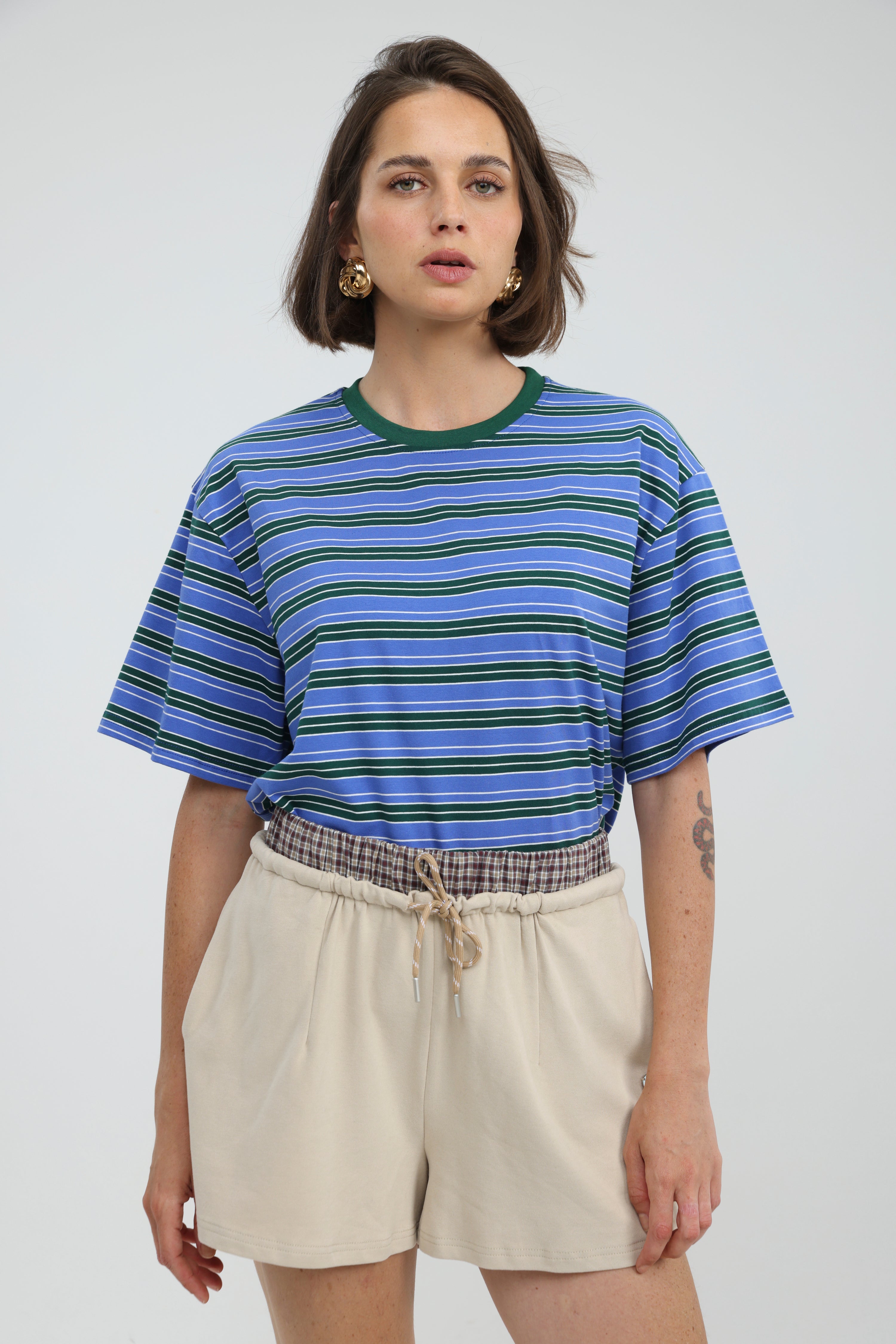 Just Blue Striped T-Shirt – SEESTARZ