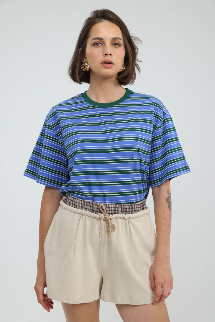 Just Blue Striped T-Shirt