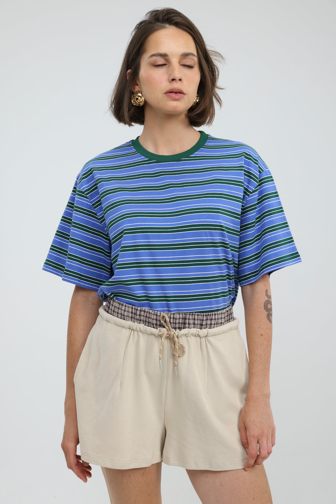 Just Blue Striped T-Shirt