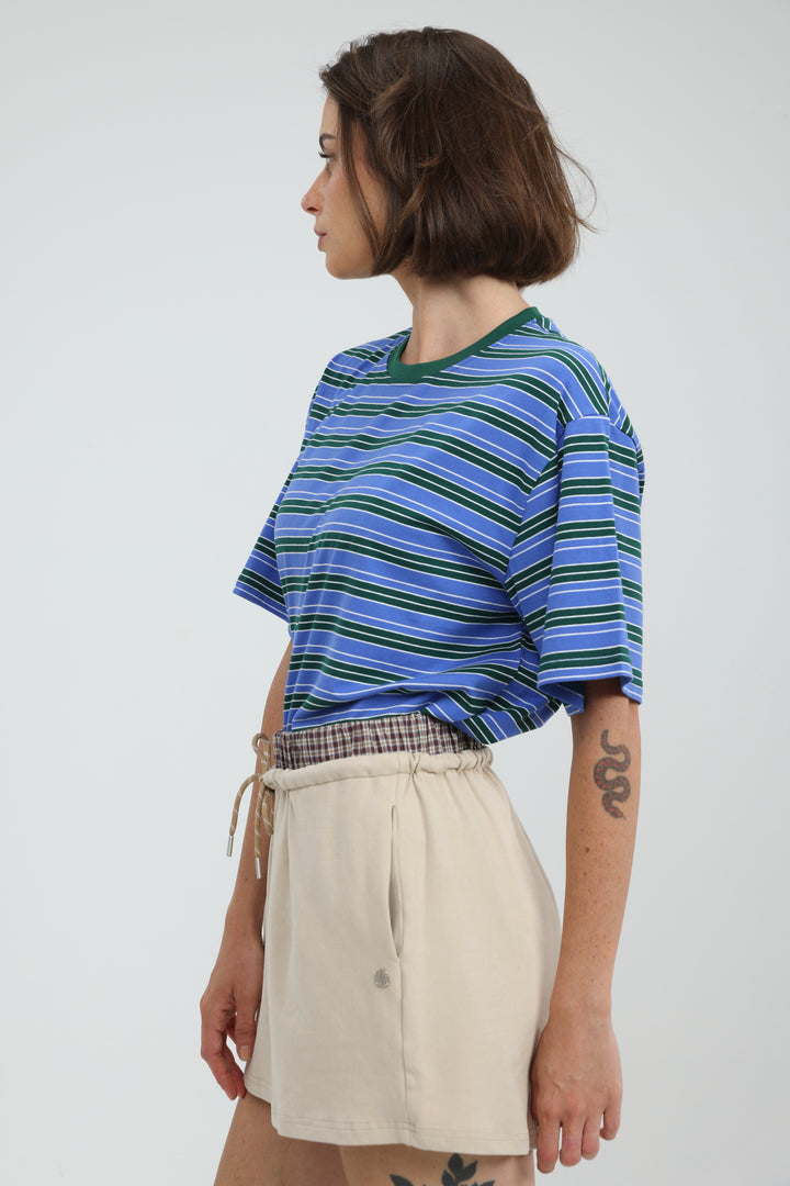 Just Blue Striped T-Shirt