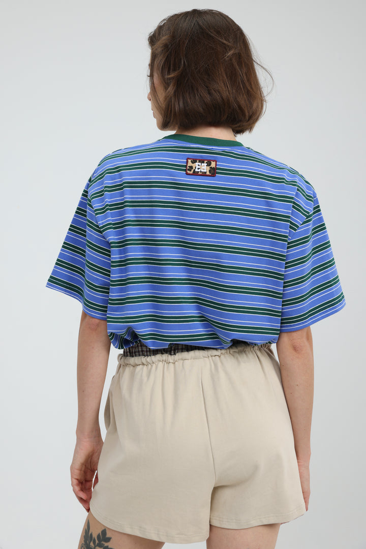 Just Blue Striped T-Shirt