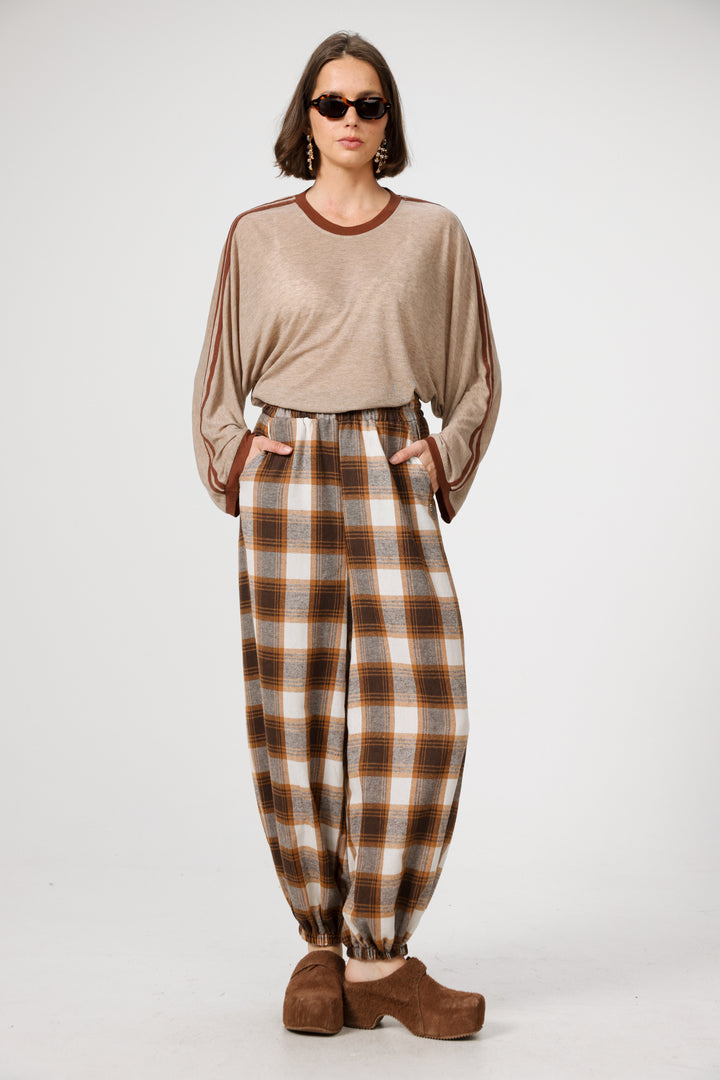 Balloon Brown Plaid Boxer