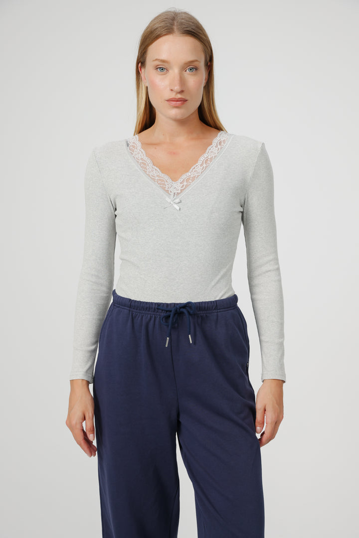 Answer Grey Bodysuit