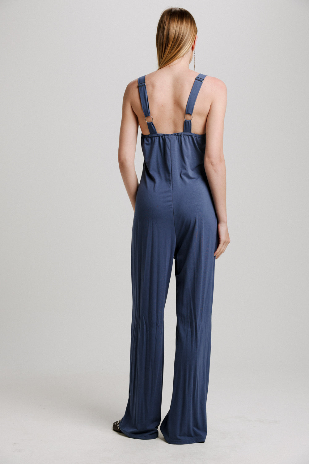 Lace Blue Jumpsuit