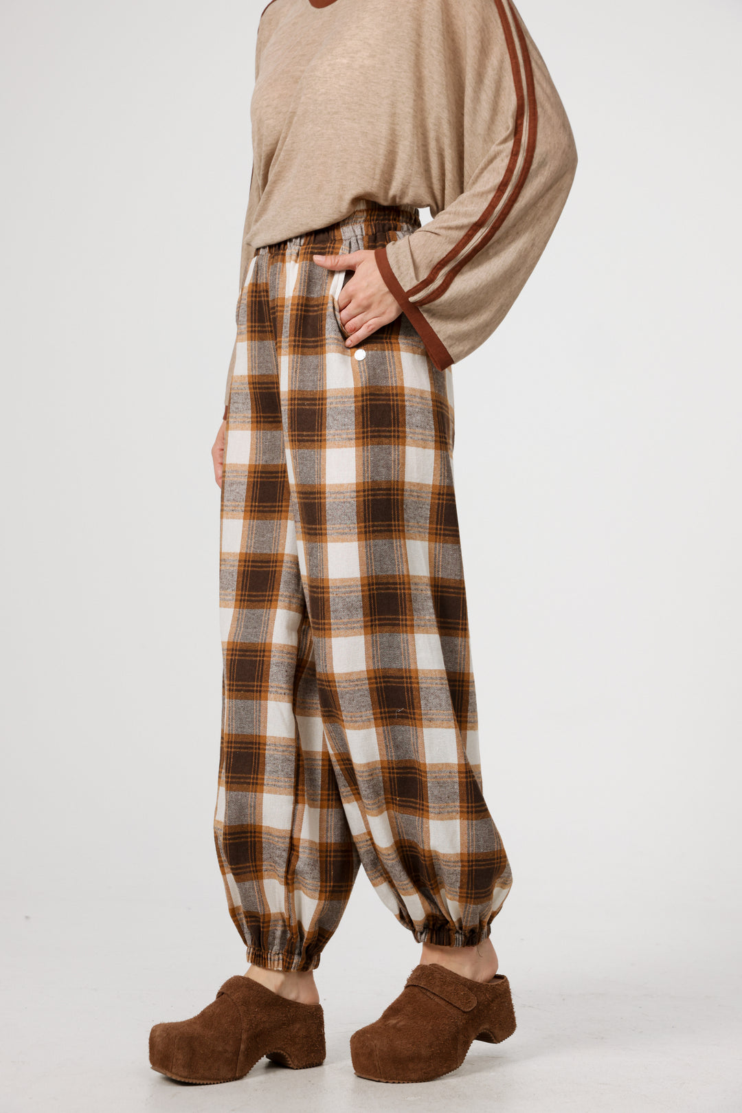 Balloon Brown Plaid Boxer