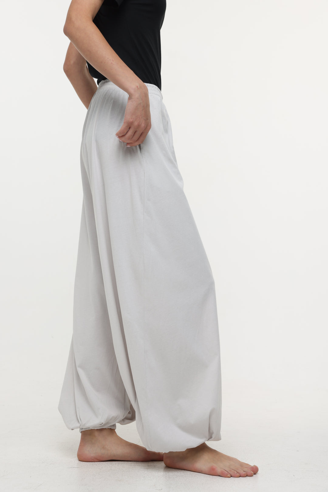 Clean50 Light Grey Balloon Joggers