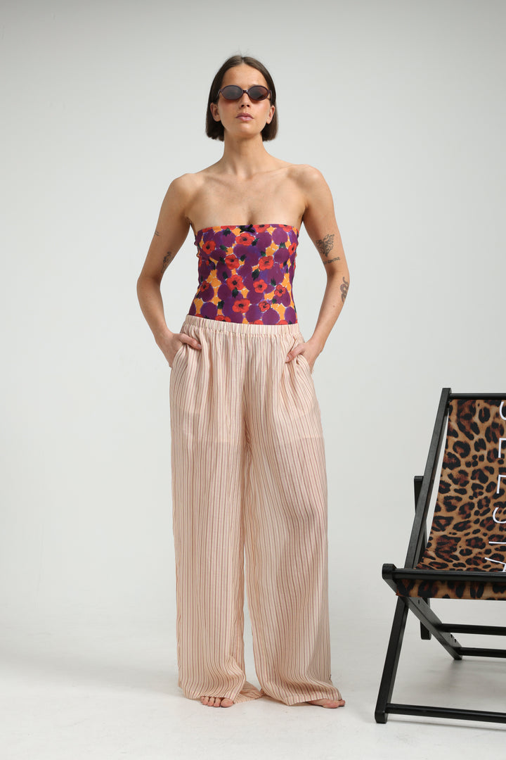 Fluid Pink Striped Bottoms