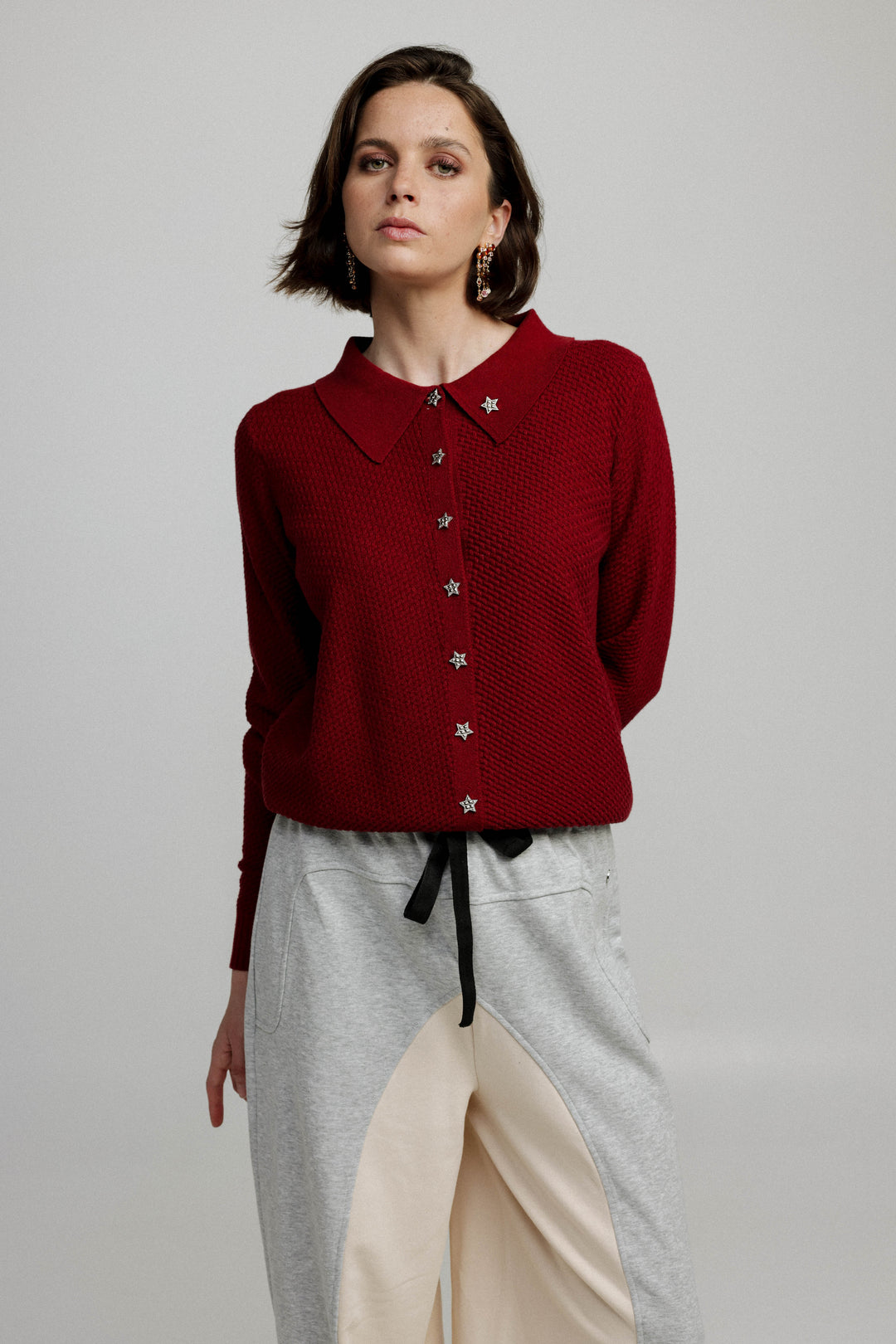 Starzland Burgundy Sweater