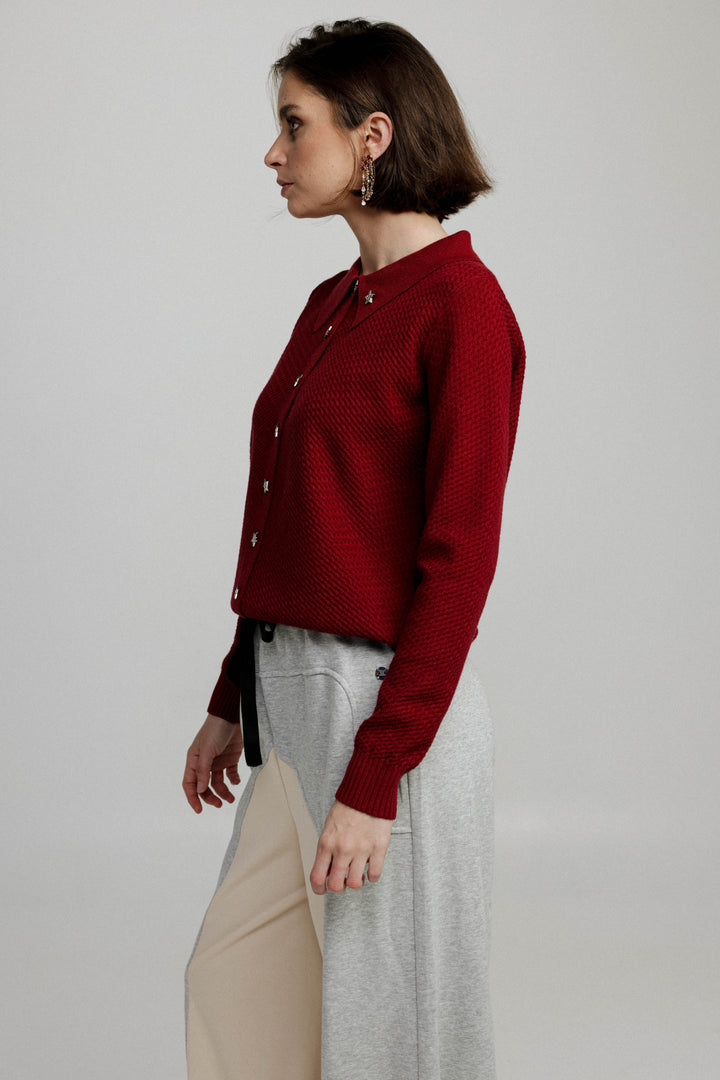 Starzland Burgundy Sweater