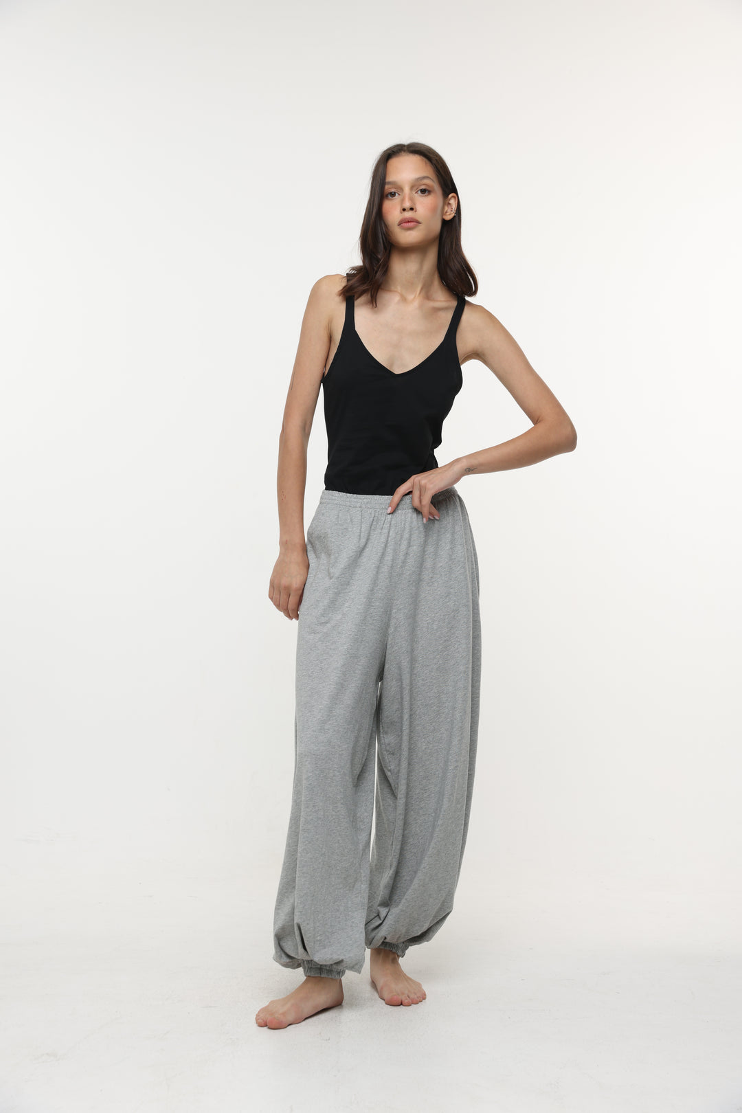 Clean50 Grey Balloon Joggers