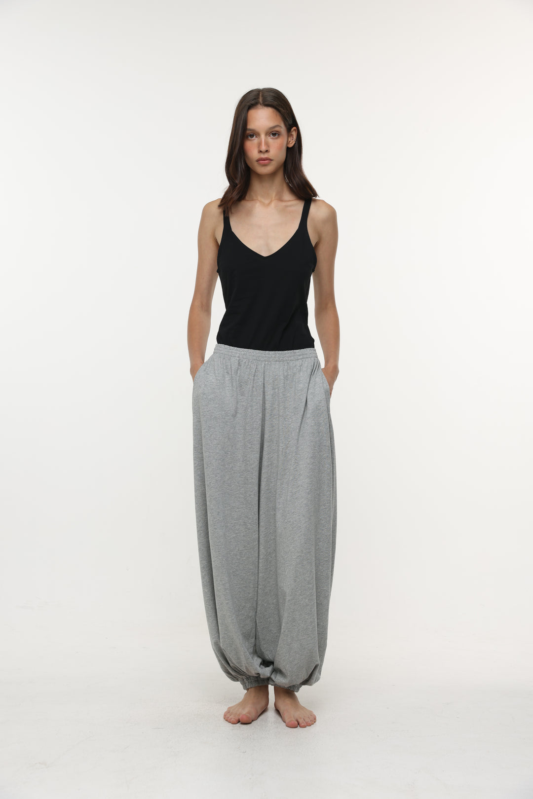 Clean50 Grey Balloon Joggers