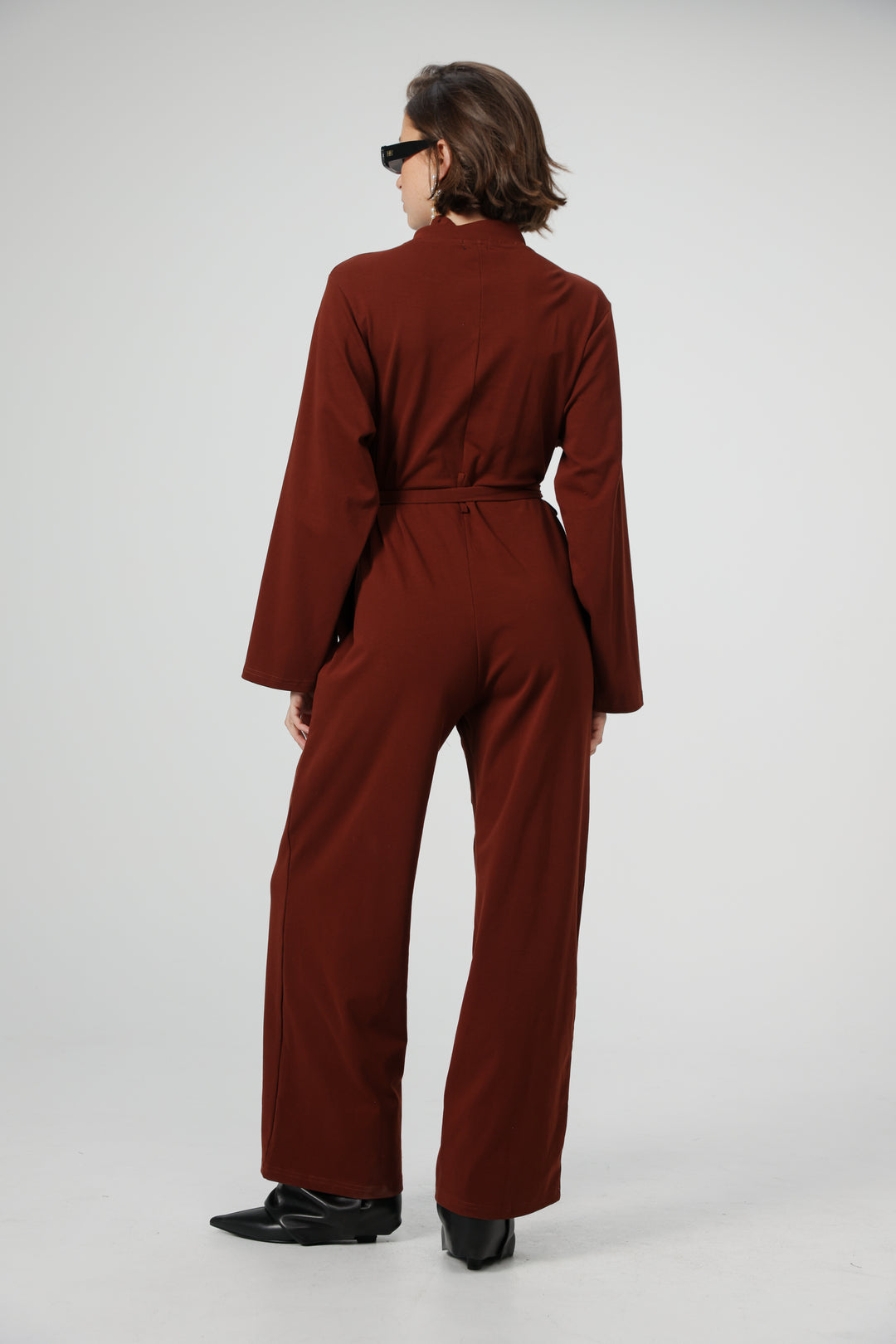 Polo Wine Jumpsuit