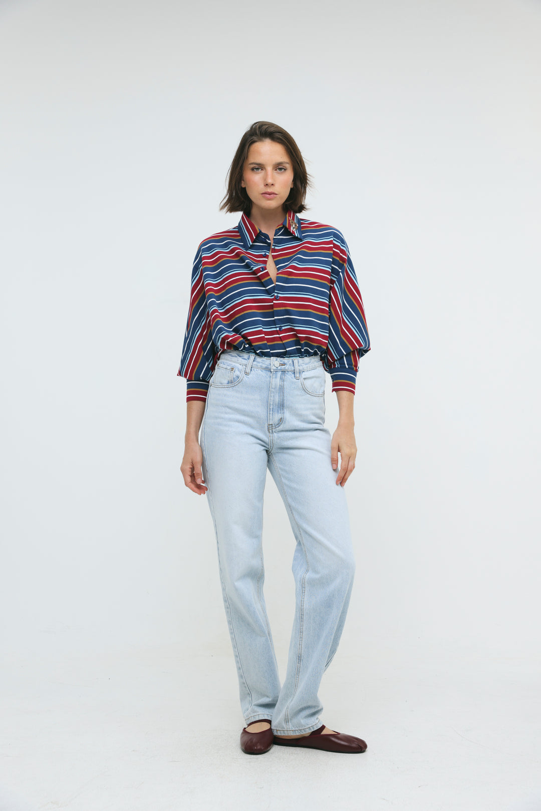 Crossing Wine Stripes Polo