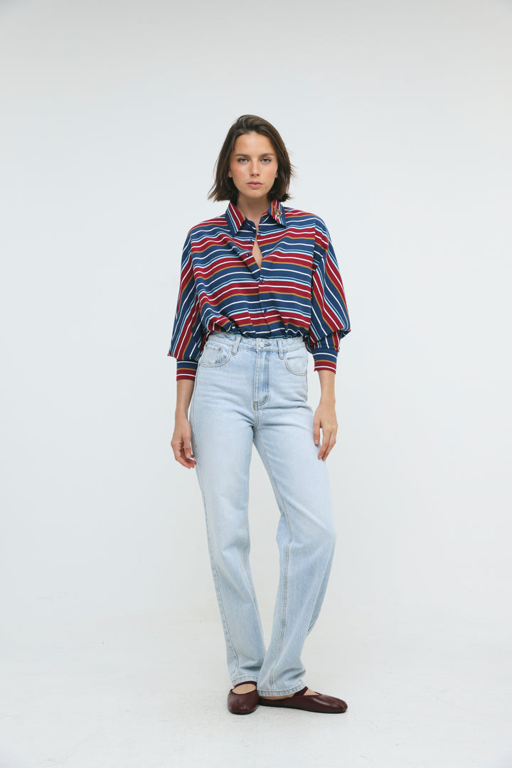 Crossing Wine Stripes Polo