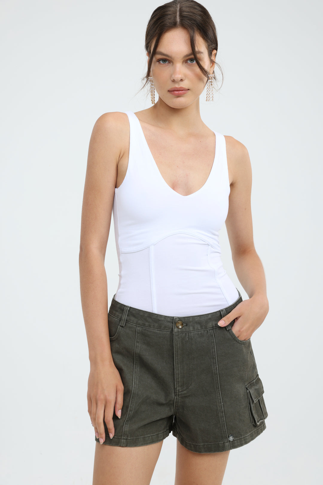 Solstice White Tank