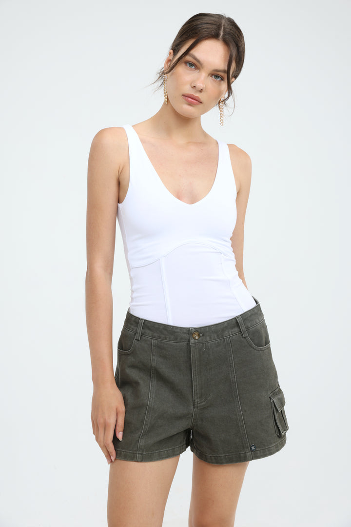 Solstice White Tank