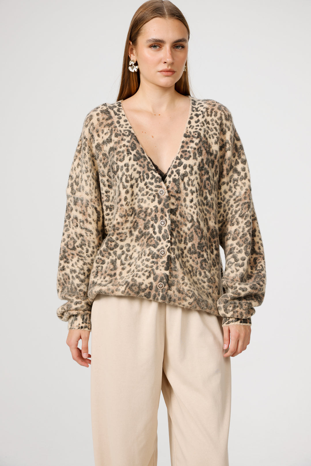 Diary Leopard Cardigan