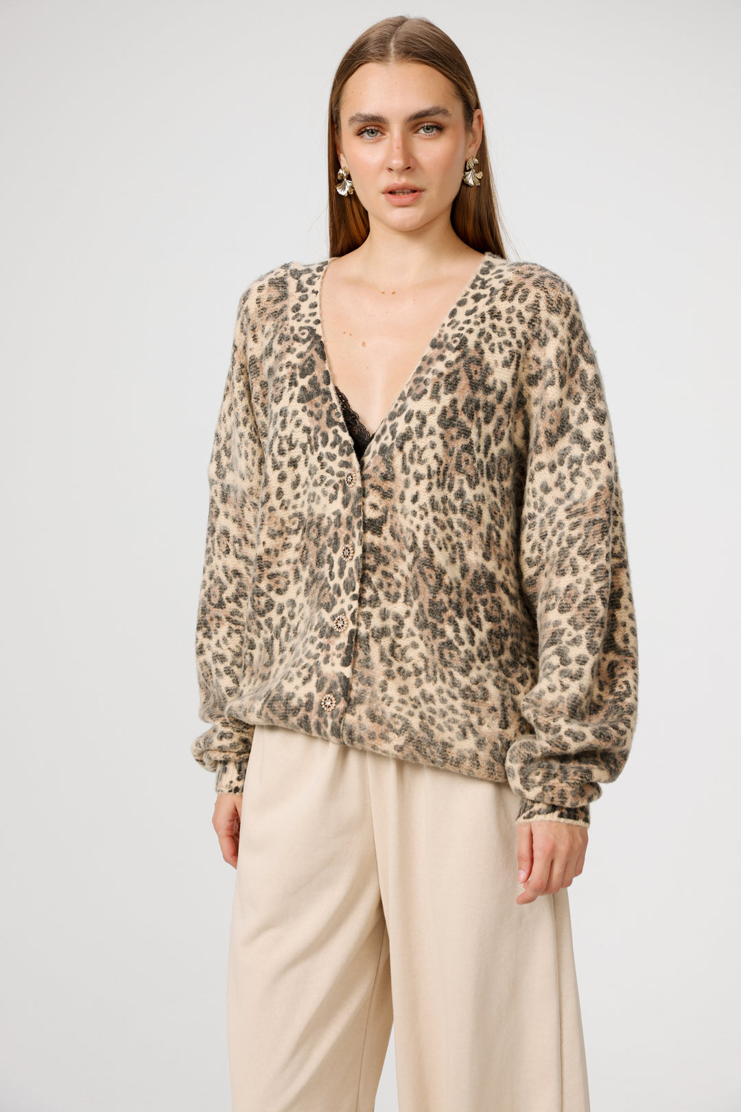 Diary Leopard Cardigan