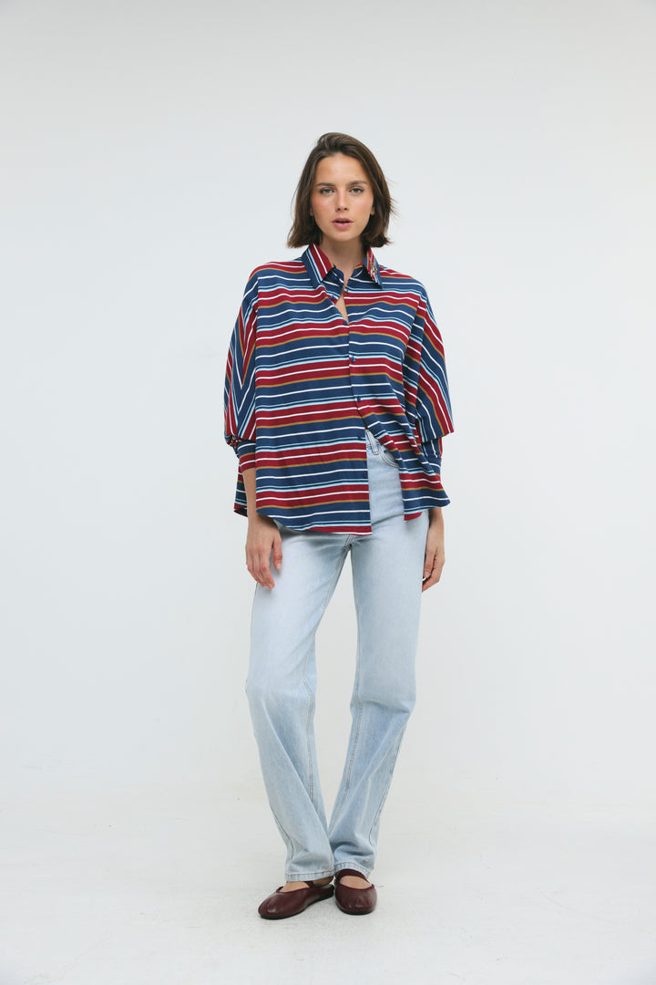 Crossing Wine Stripes Polo