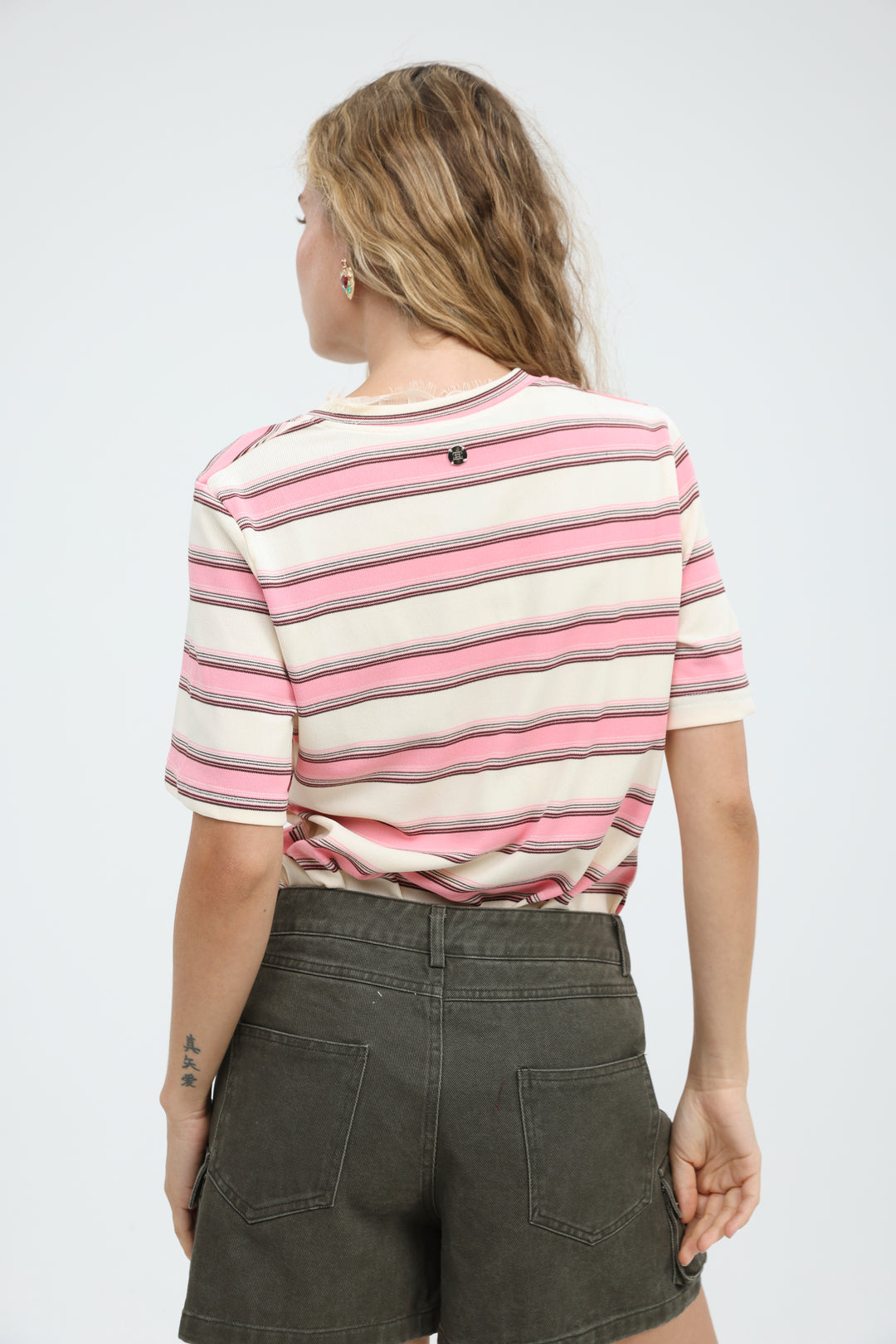 Mystery Pink Striped T-Shirt