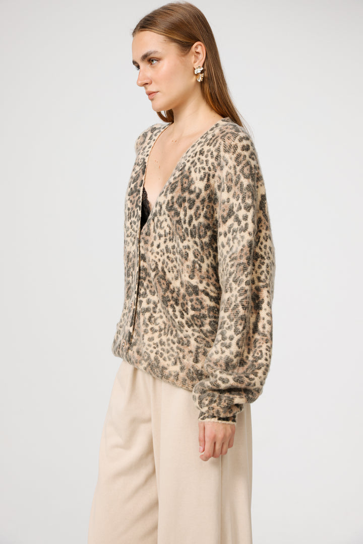 Diary Leopard Cardigan