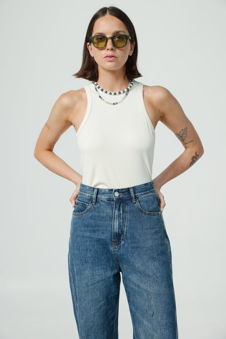 Soho White Tank